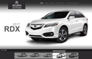 Twin Cities Acura Dealers website, designed and developed by Gasman Design