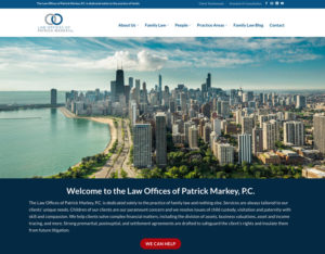 Case Study for Attorney Patrick Markey - Minneapolis Web Designer, Gasman Design, Inc.