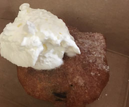 Creamline – Fried Oreo w/ vanilla whipped cream