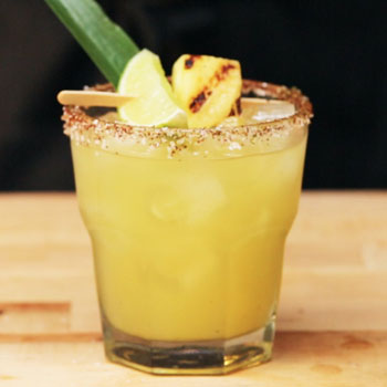 Grilled Pineapple Margarita with Mezcal