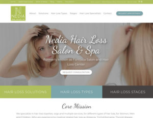 web design for salons minneapolis