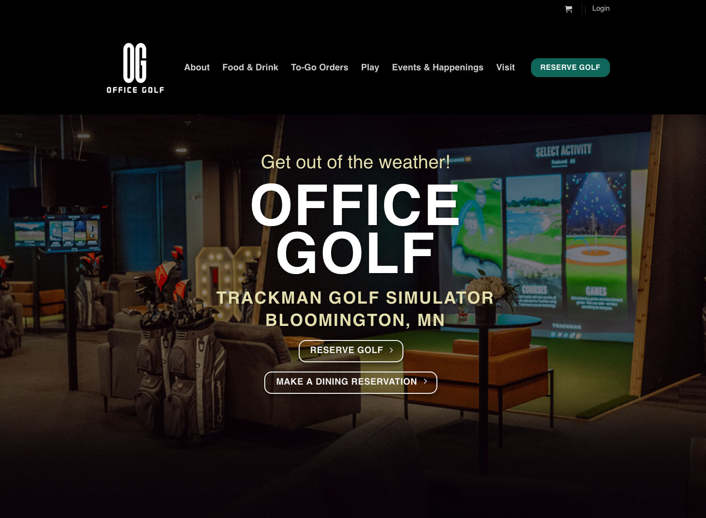 New Web Design for Office Golf